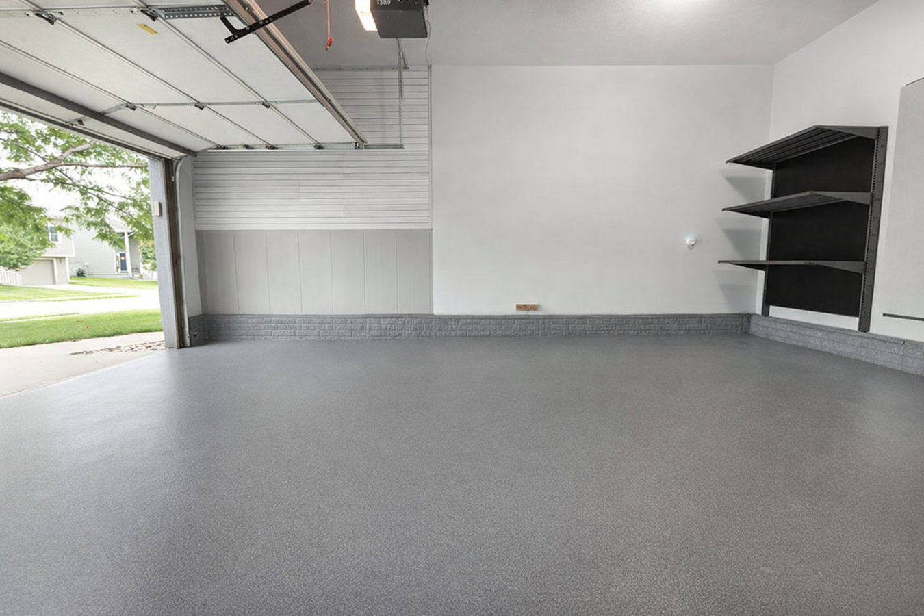 Garage floor concrete